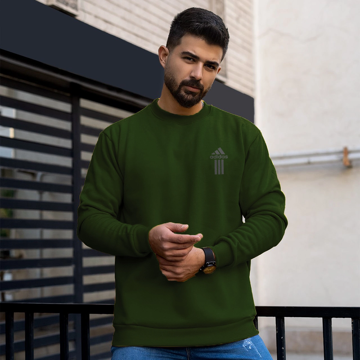 دورس آدیداس سبز ساده مردانه مدل SOREN