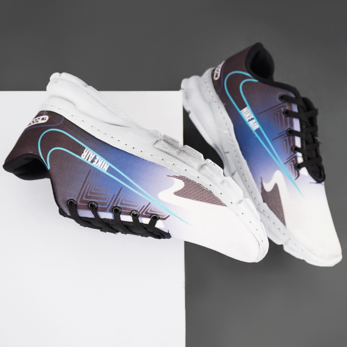 کفش ورزشی مردانه (T) آبی مدل Afron