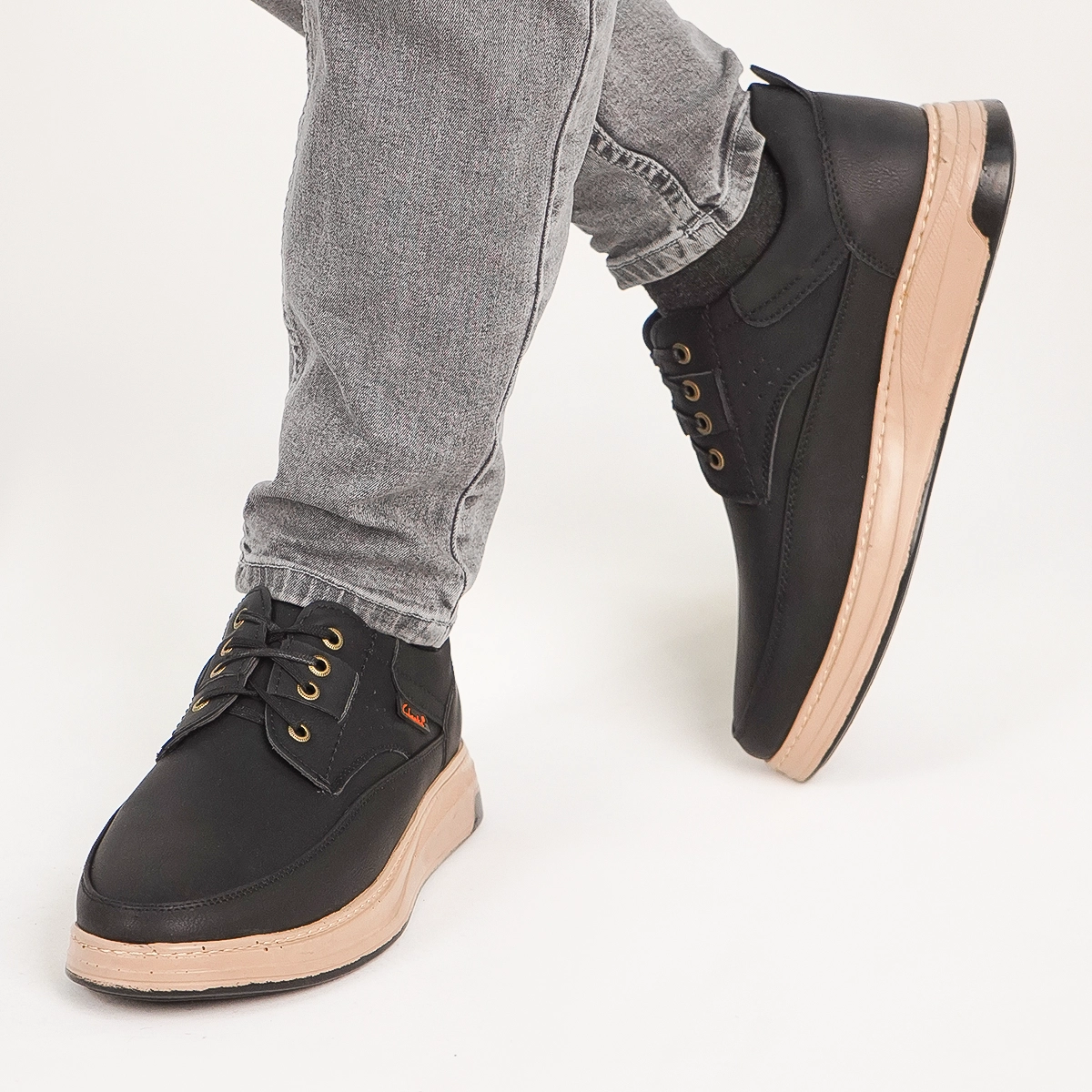 کفش تخت مردانه Clarks مشکی مدل Havosh