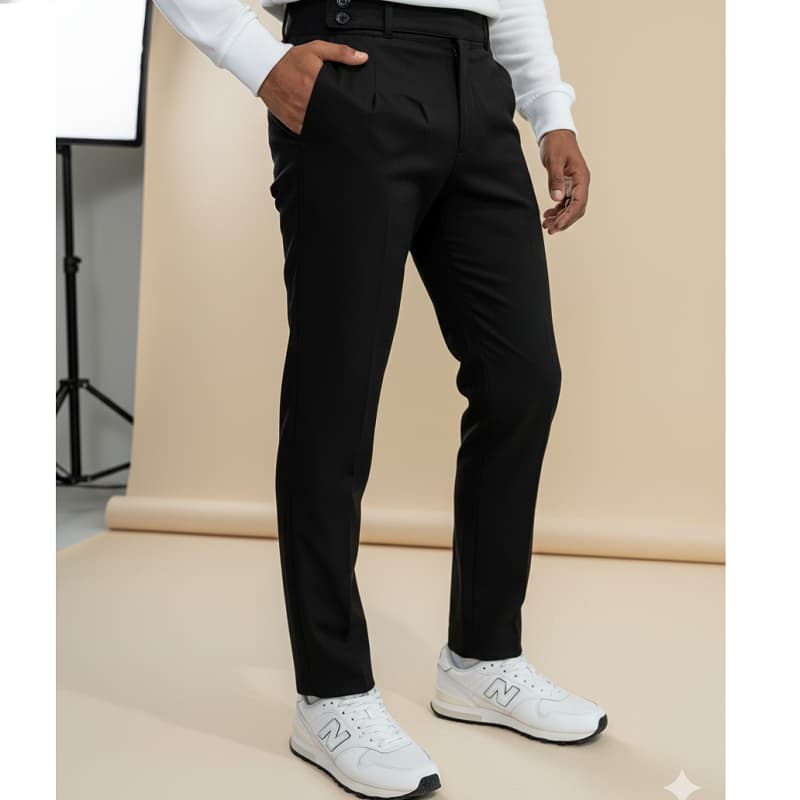 شلوار بنگال مام فیت مدل radin-مشکی