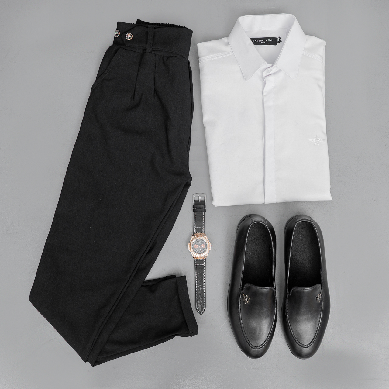 شلوار مردانه مشکی مدل Aflak