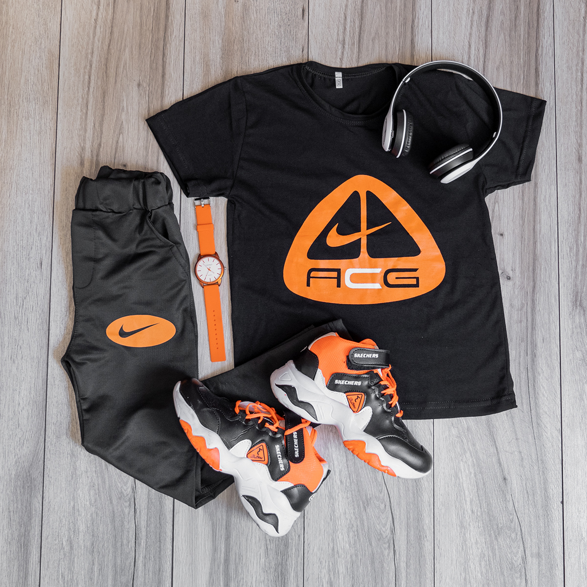 ست تیشرت شلوار بچگانهNike مدل Z166