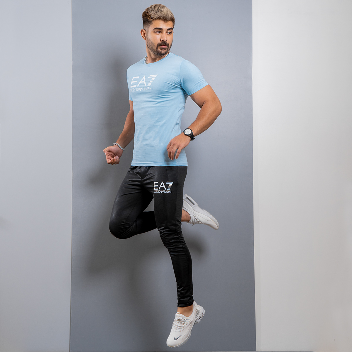 ست تیشرت شلوار EA7 مردانه مدل Henri