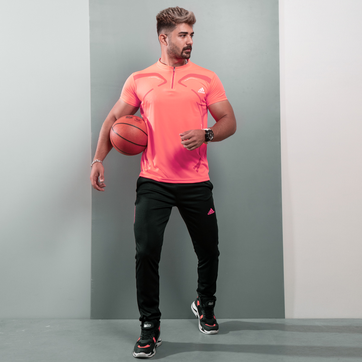 ست تیشرت شلوارAdidas مردانه مدل Manian