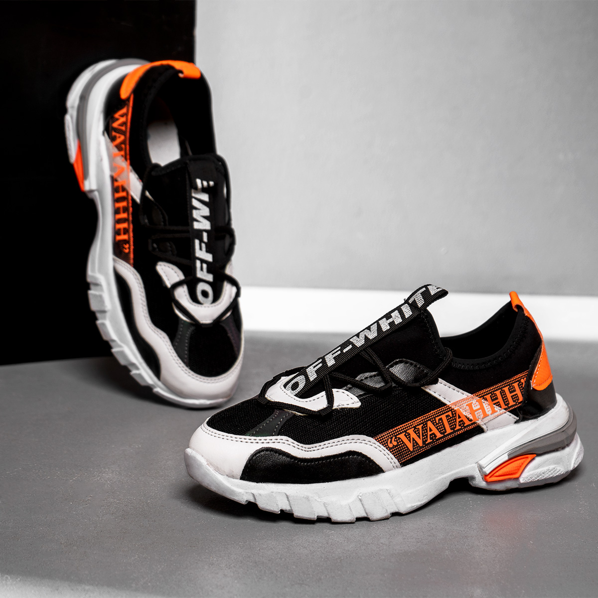 کفش ورزشی OFF WHITE مردانه مشکی مدل Rasit