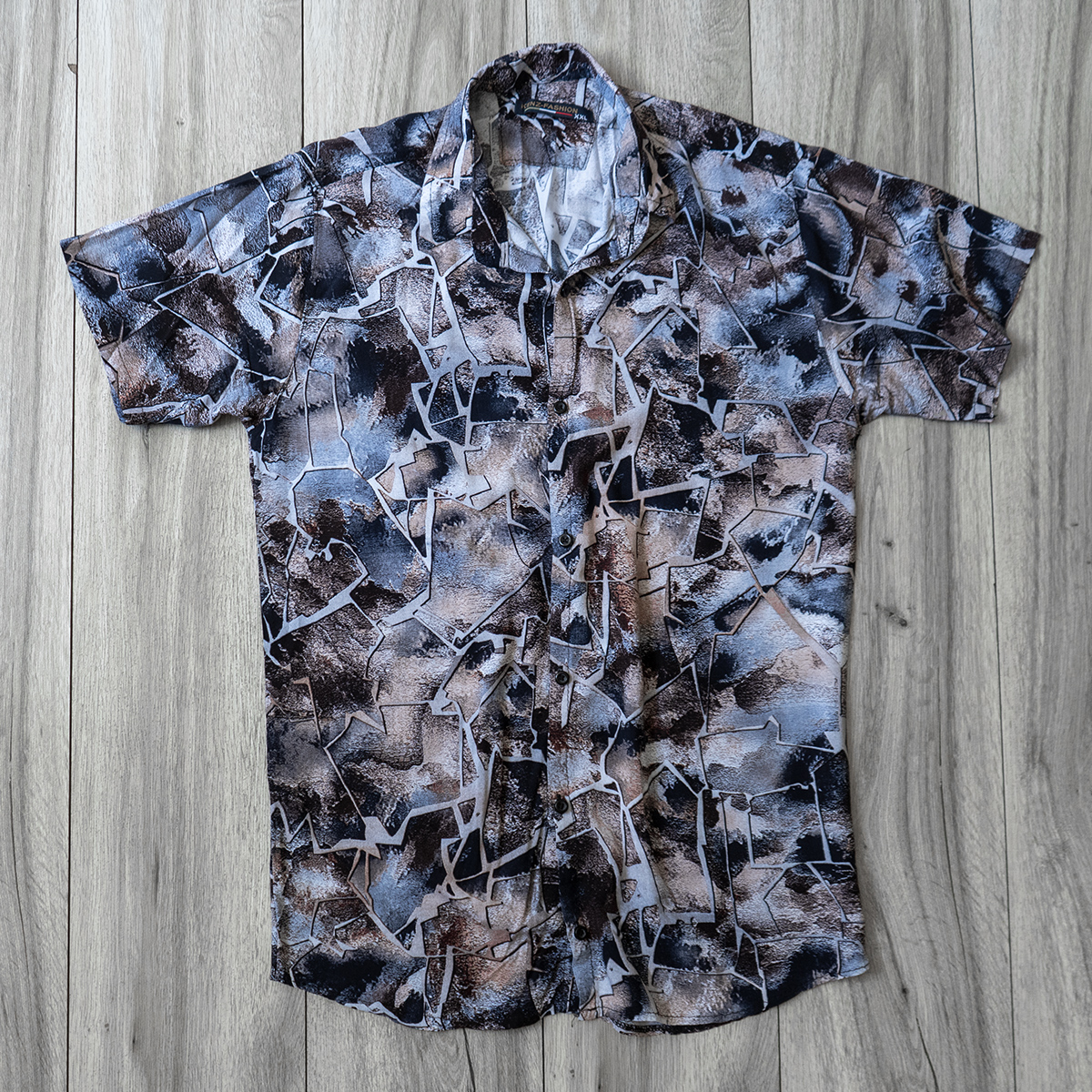 پیراهن هاوایی مردانه مدل Marble
