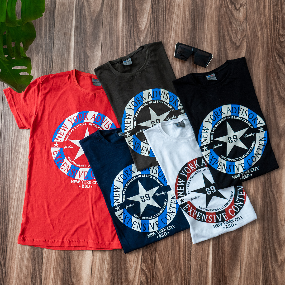 تیشرت مردانه سبز Advisory مدل E89(T)