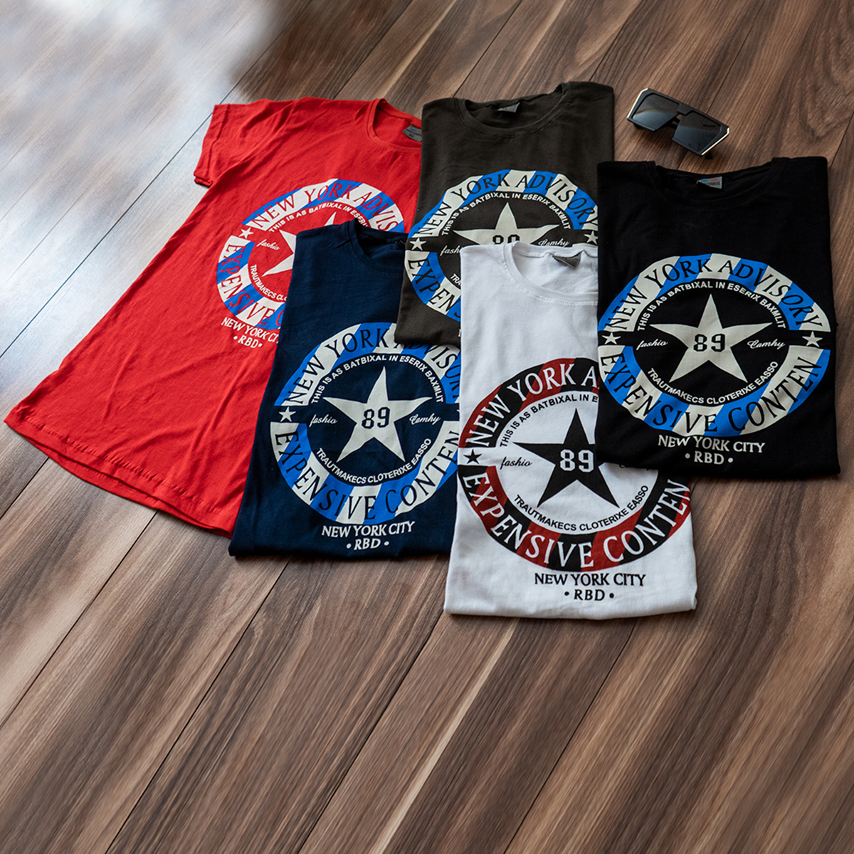 تیشرت مردانه سبز Advisory مدل E89(T)