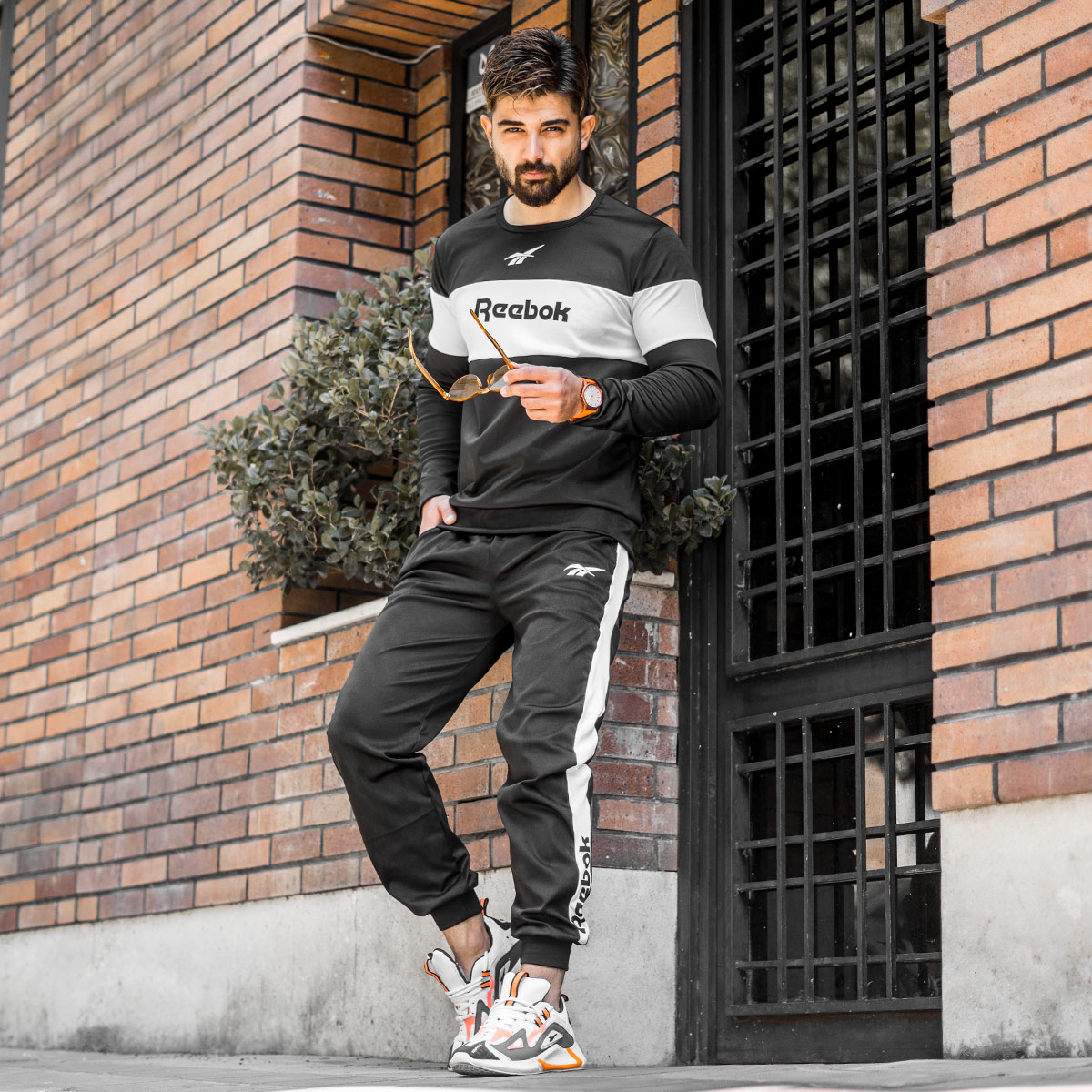 ست آستین بلند شلوار Reebok مردانه مدل Yonik