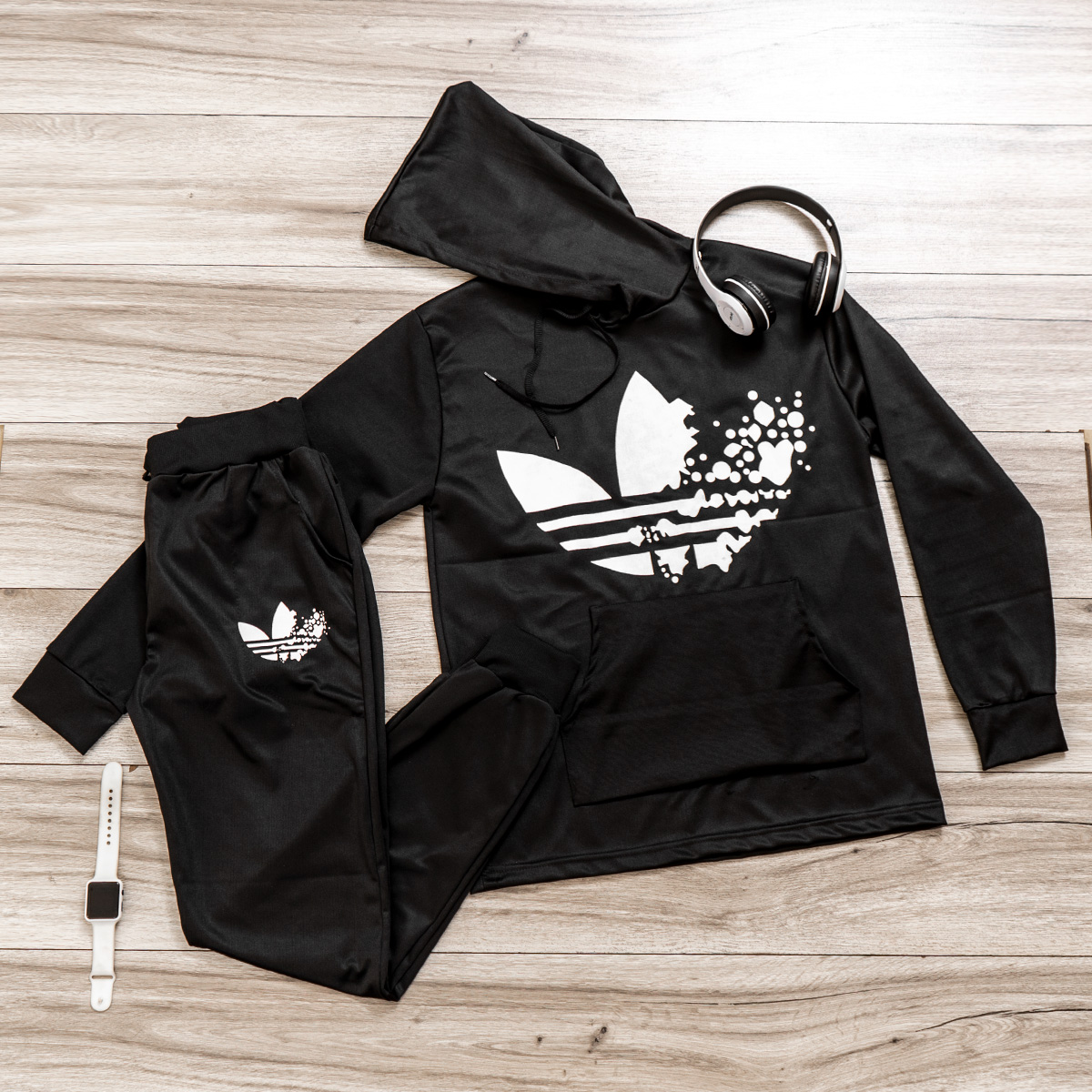 ست هودی شلوارAdidas مردانه مدلKaron